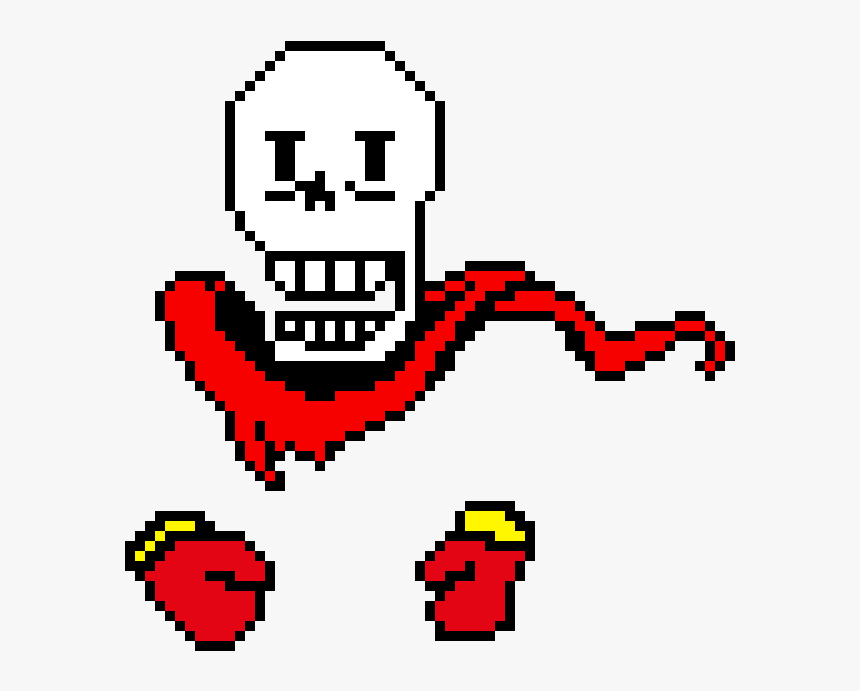 Transparent Sprite Papyrus - Dusttale Papyrus Pixel Art, HD Png Download