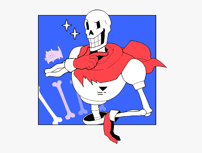,papyrus ,undertale Персонажи - Cartoon, HD Png Download