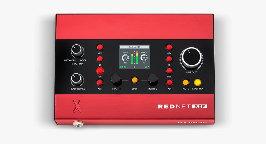 Focusrite Rednet X2p, HD Png Download