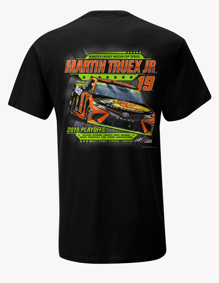Men S Martin Truex Jr Black Bass Pro Shops 2019 Monster, HD Png Download