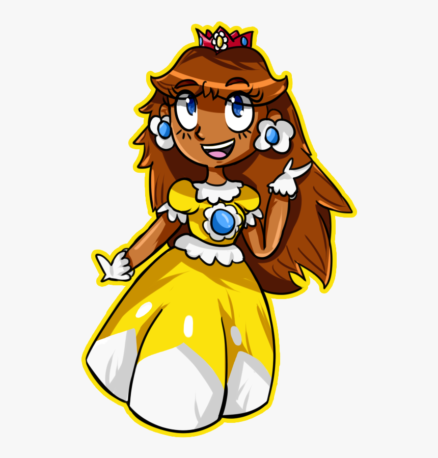 Transparent Princess Daisy Png - Princess Daisy Dark Skin, Png Download