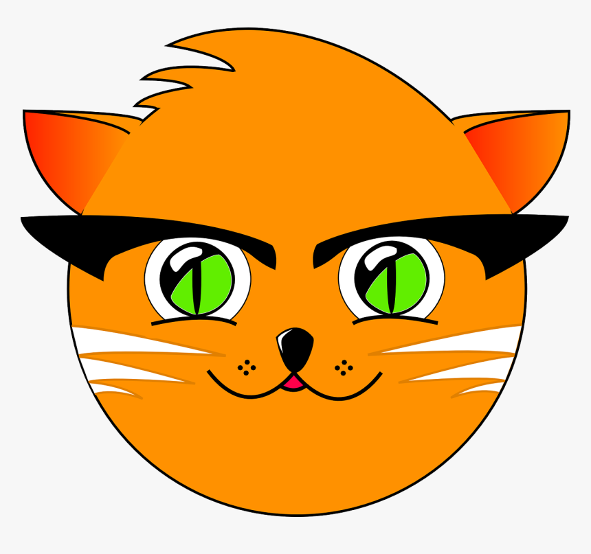 Transparent Cat Whiskers Png - Cat Circle Png, Png Download
