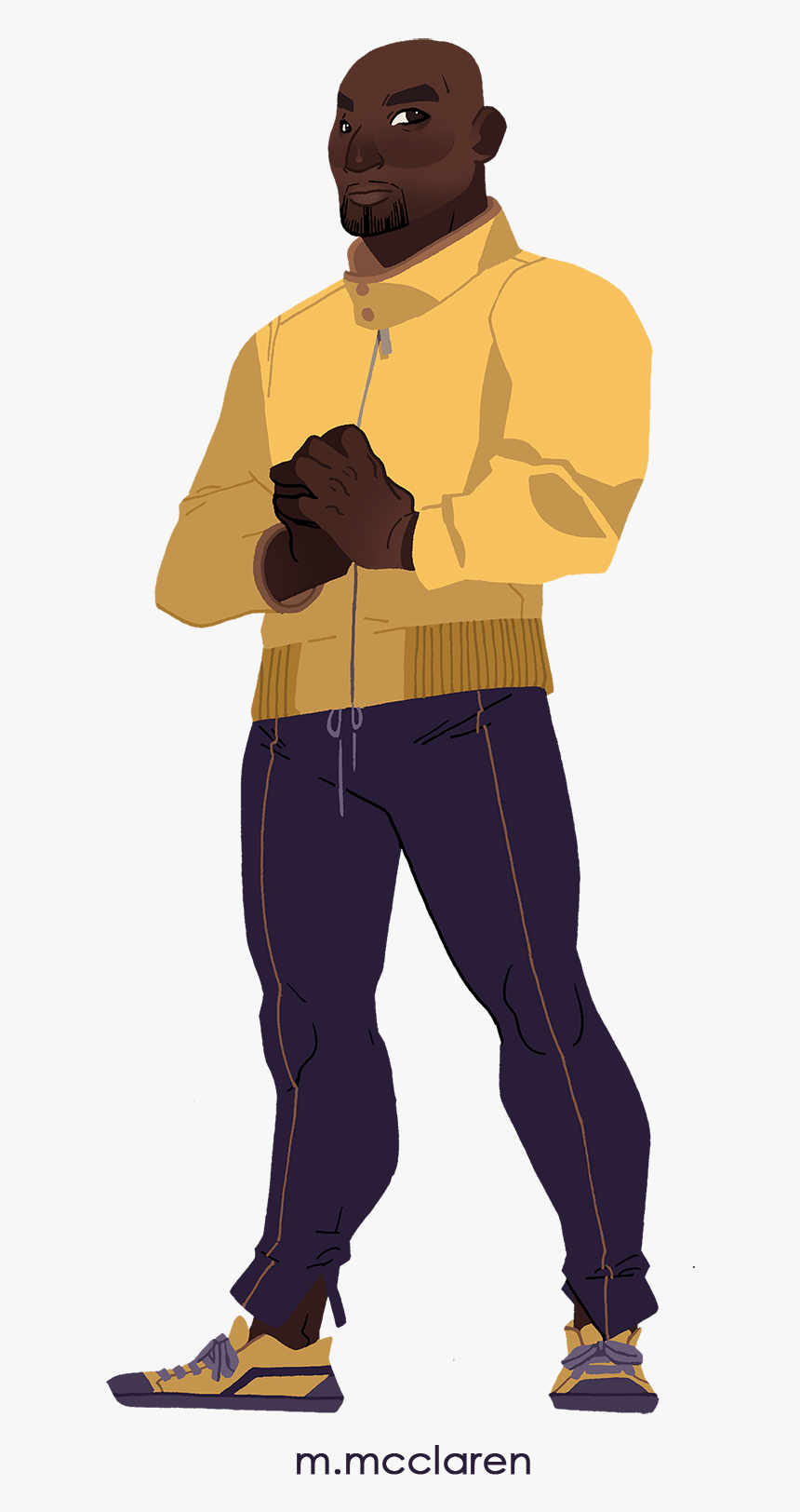 Afro Character Design Male, HD Png Download