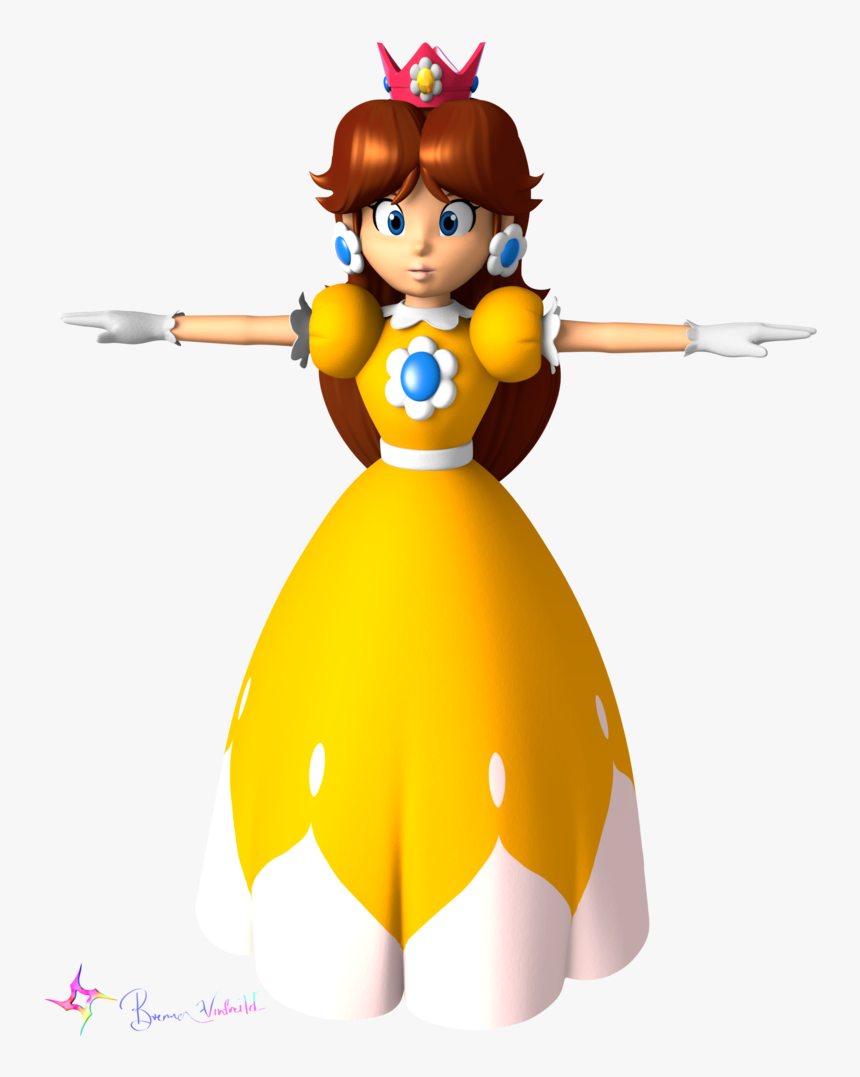 Waving Princess Daisy Png Waving Princess Daisy Daisy Mario Tennis 64