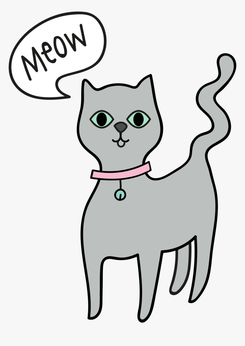 Whiskers Domestic Short-haired Cat Russian Blue Felidae - Russian Blue Clip Art, HD Png Download