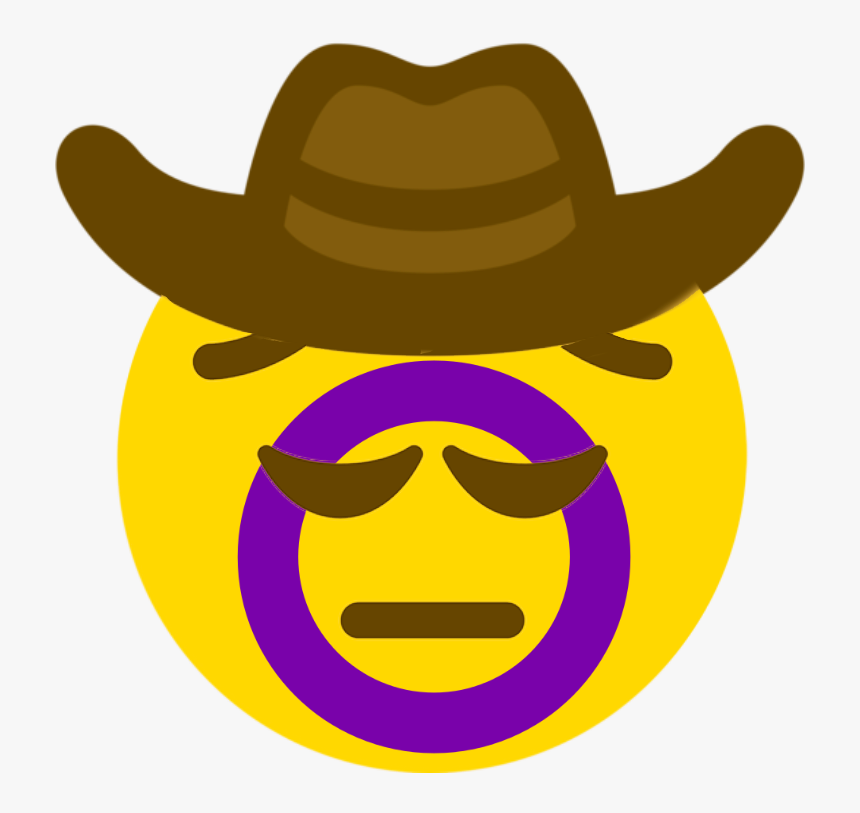 Image - Sad Cowboy Emoji Png, Transparent Png