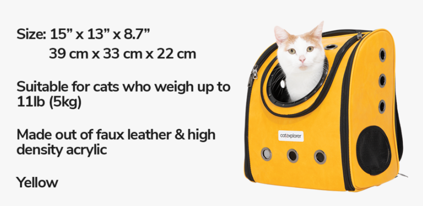 Removable Mat Easy Cleaning Cat Backpack Pioneer Explorer - Squitten, HD Png Download
