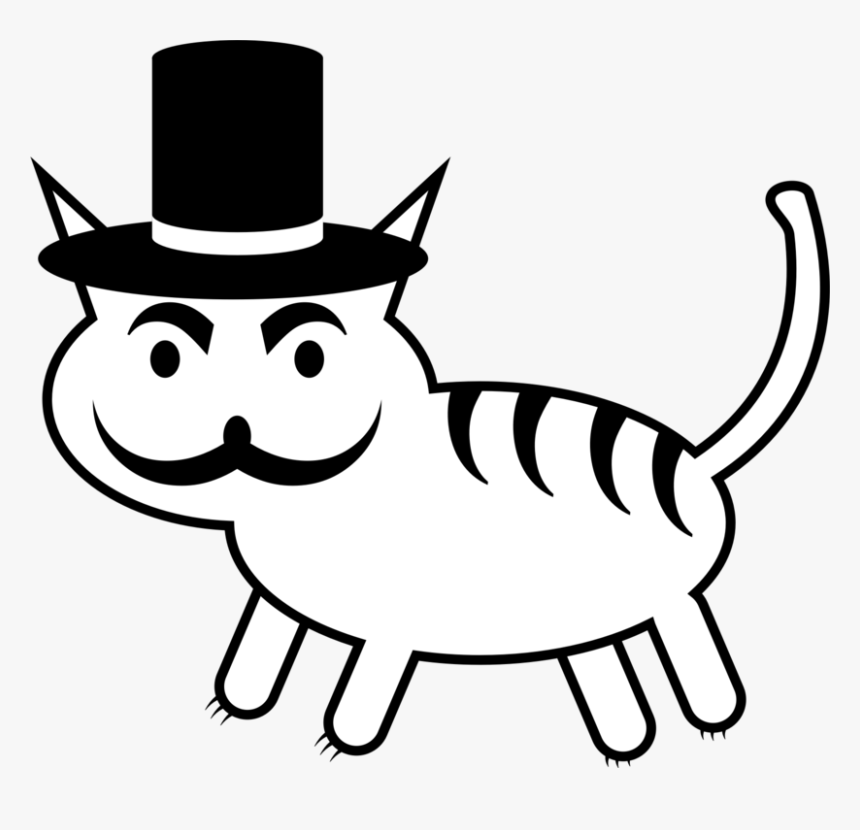 Whiskers Cat Snout Dog Cartoon - Cat, HD Png Download