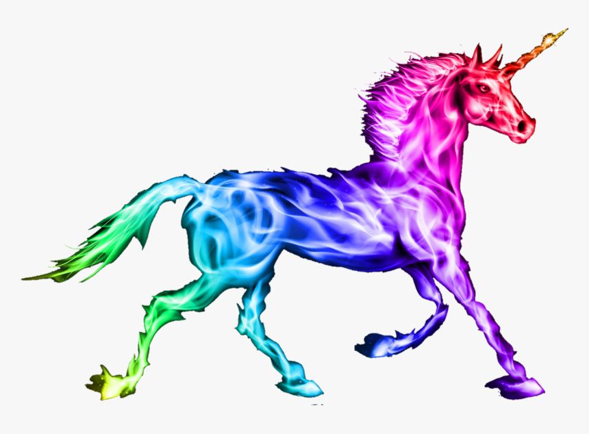 Fire Clipart Unicorn - Unicorn Fire, HD Png Download