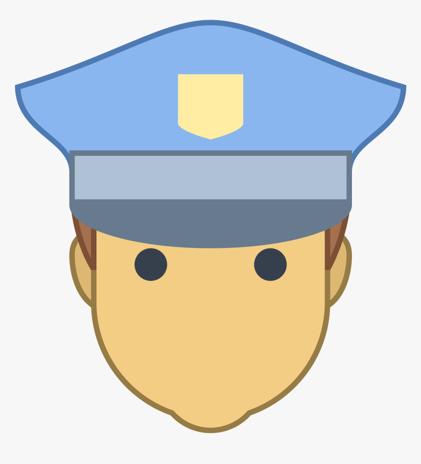 Transparent Graduation Vector Png - Clipart Police Officer Icon, Png Download