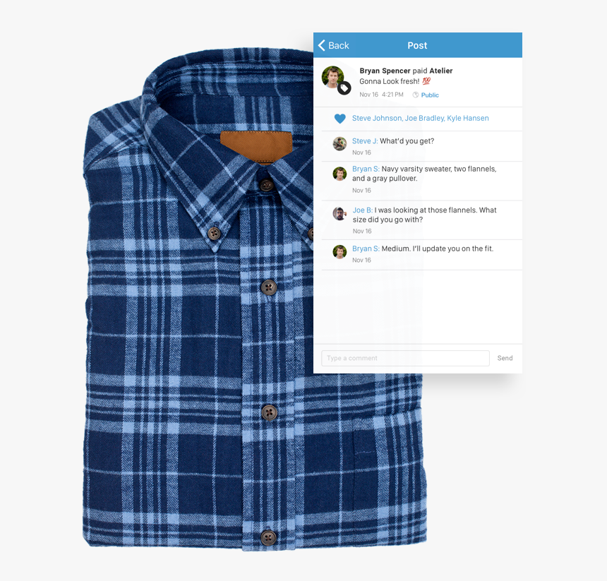Venmo Lp 3027 Asset 1 Bs - Flannel, HD Png Download