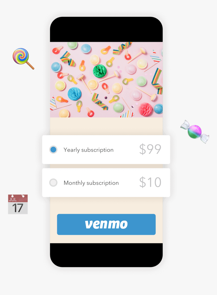 Venmo Recurring@2x - Braintree Venmo, HD Png Download
