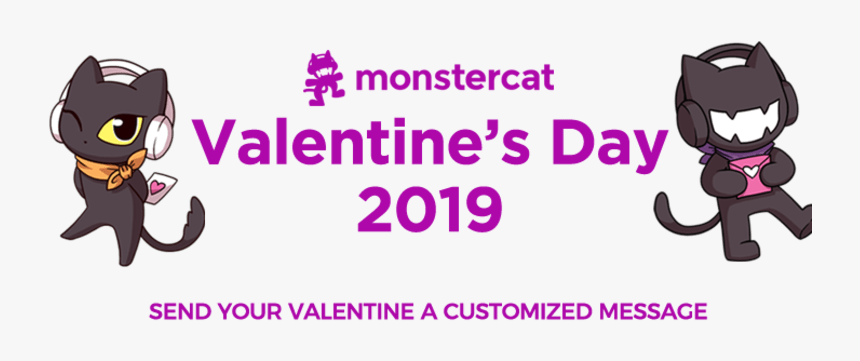 Monstercat Releases Dj Themed Valentines Day E Cards - Monstercat Valentine's Day, HD Png Download