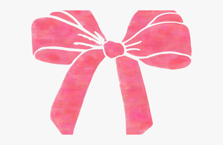 Pink Bow Ribbon Clipart, HD Png Download