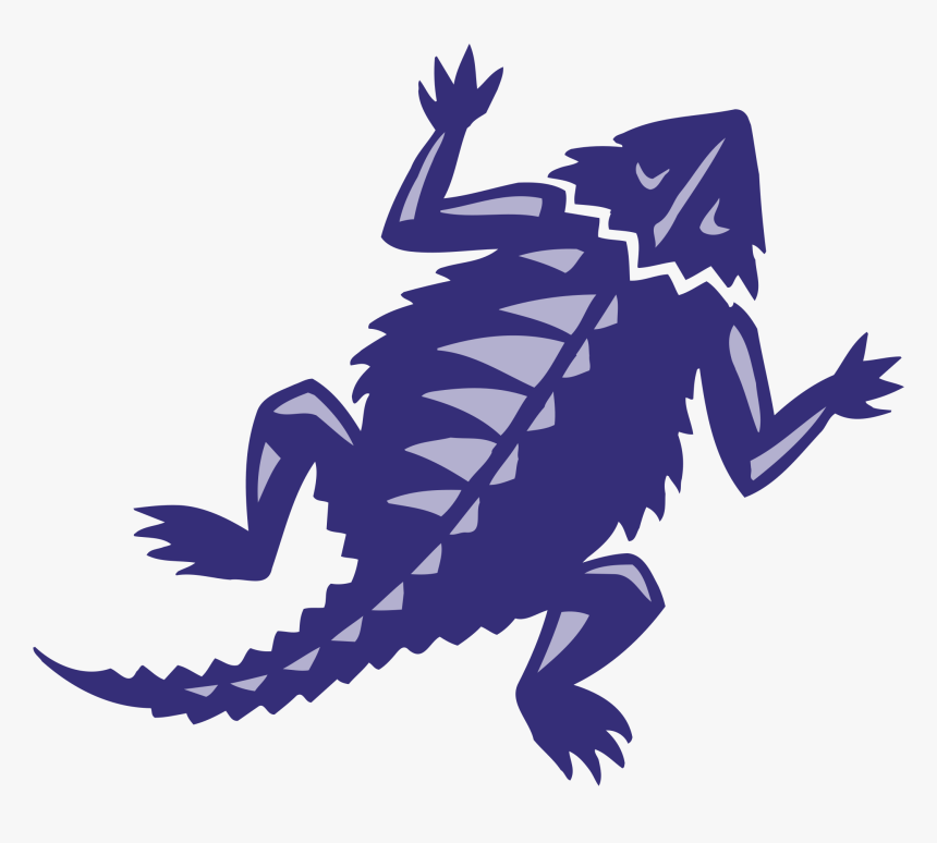 Tcu Hornedfrogs Logo Png Transparent - Tcu Horned Frog Logo, Png Download