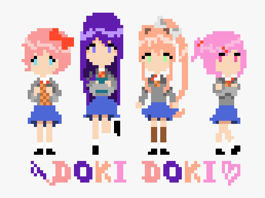 Doki Doki Literature Club Plush, HD Png Download