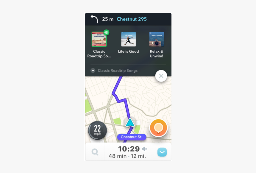 Spotify And Waze, HD Png Download