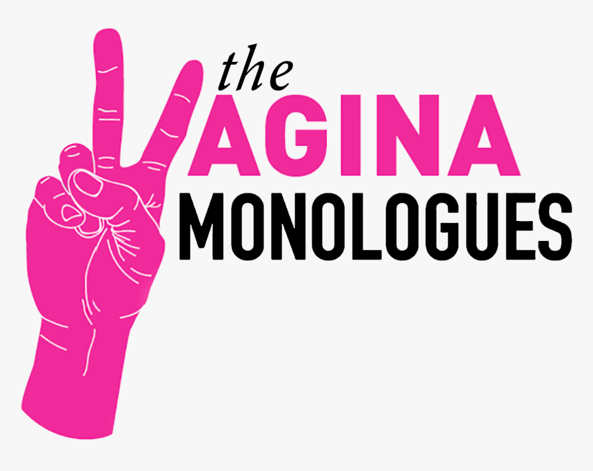 Vagina Monologue Peace Sign Black Text No Background - Graphic Design, HD Png Download