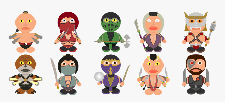 Mortal Kombat, Fan Art, Icons, Icon Set, Characters - Mortal Kombat Icons, HD Png Download