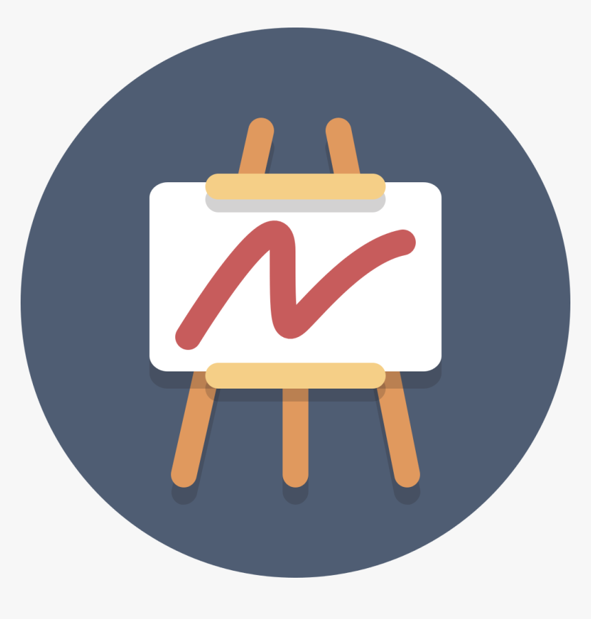 Circle Icons Easel - Art Circle Icon Png, Transparent Png