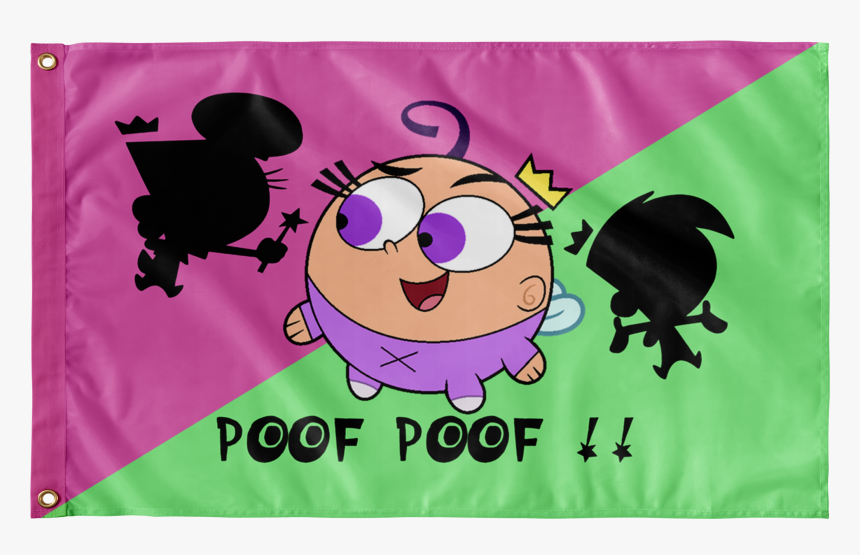 Poof Poof Flag - Cartoon, HD Png Download