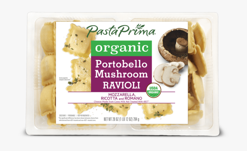Organic Portobello Mushroom Ravioli - Pasta Prima, HD Png Download
