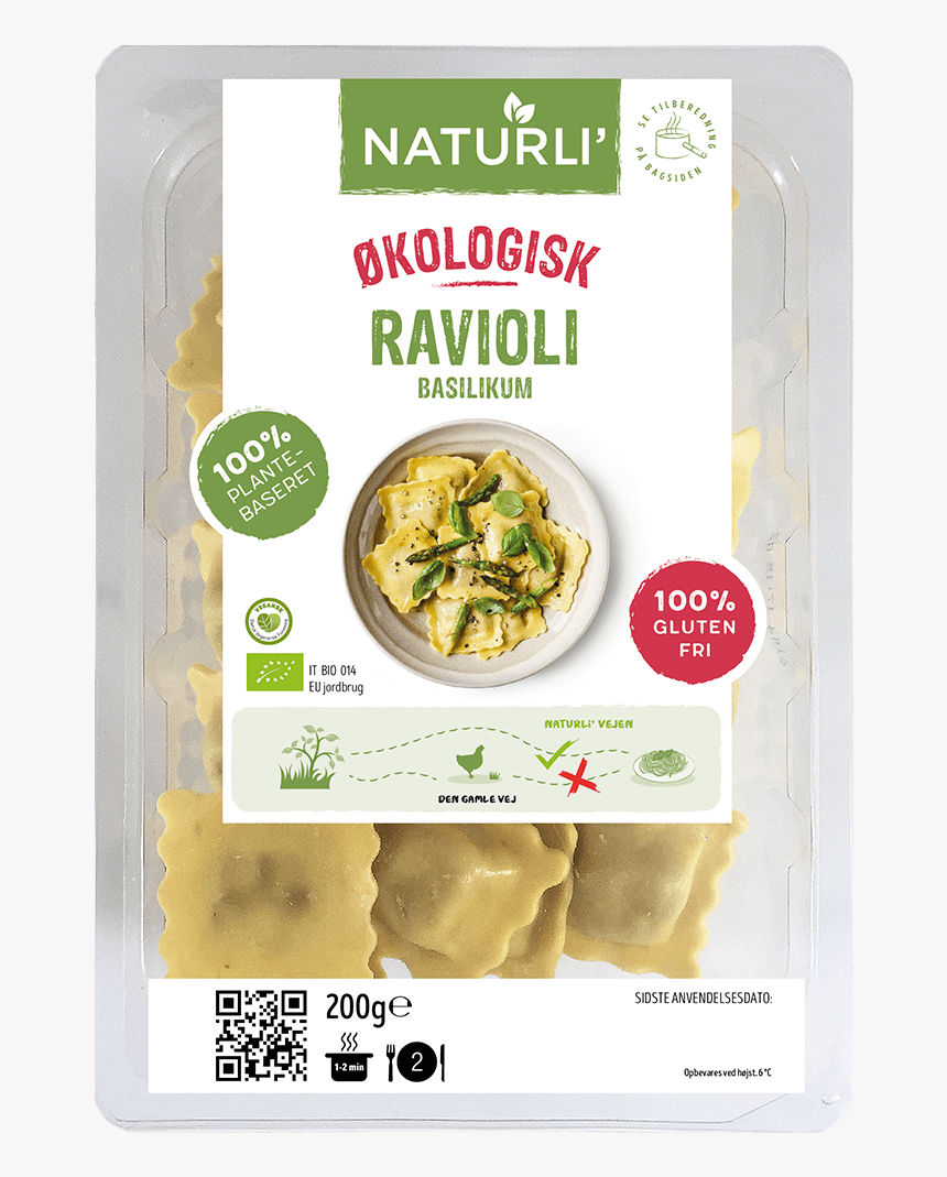 Glutenfri Ravioli Naturli, HD Png Download