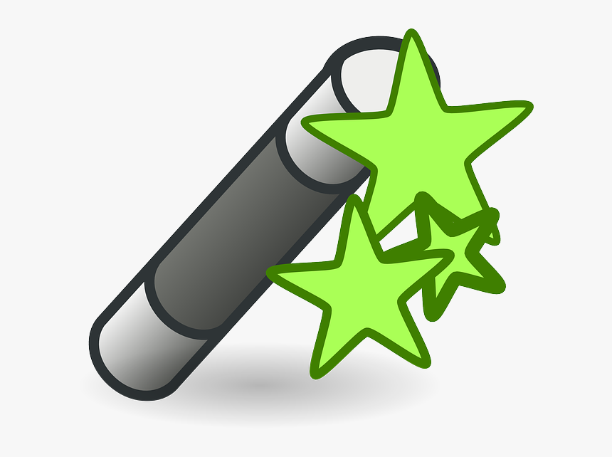 Magic Trick - Wand Clip Art, HD Png Download