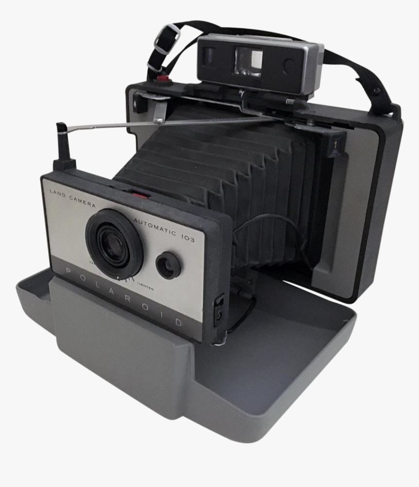 Polaroid Camera And Accessories Chairish - Vintage Polaroid Camera, HD Png Download