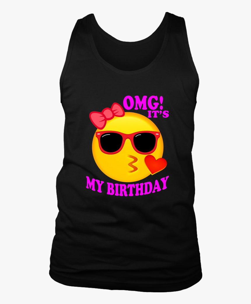Birthday Emoji Shirt For Girls - Active Tank, HD Png Download