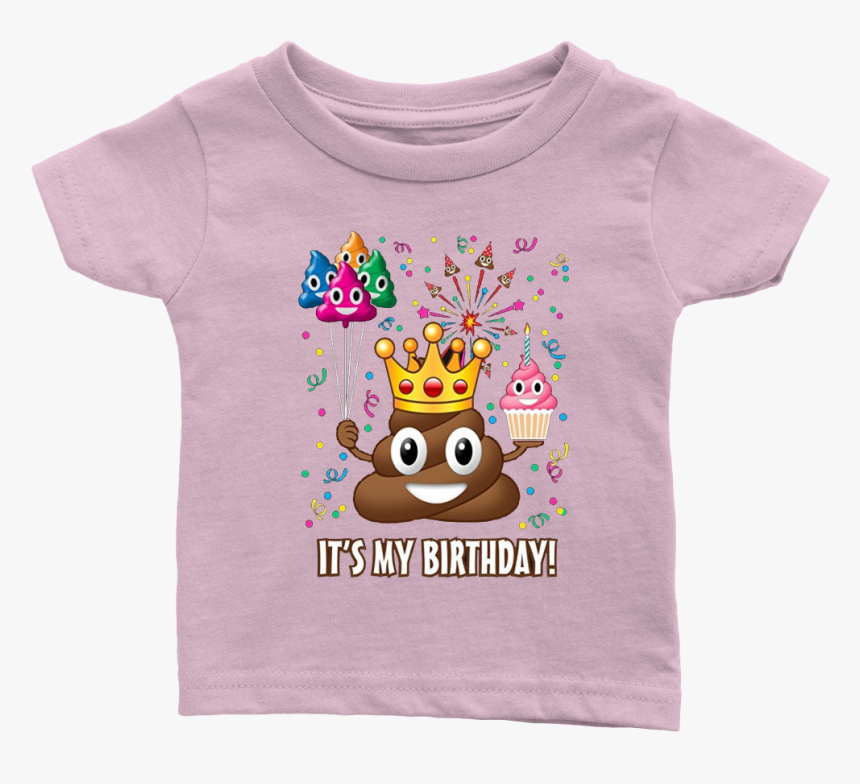 It S My Birthday Emoji Pink T Shirt - Christian Kids T Shirts, HD Png Download