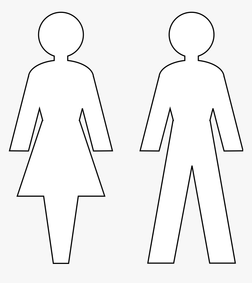 Male Toilet Sign Template, HD Png Download