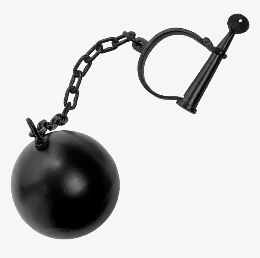 Transparent Dog Tag Chain Png - Chain And Ball Png, Png Download