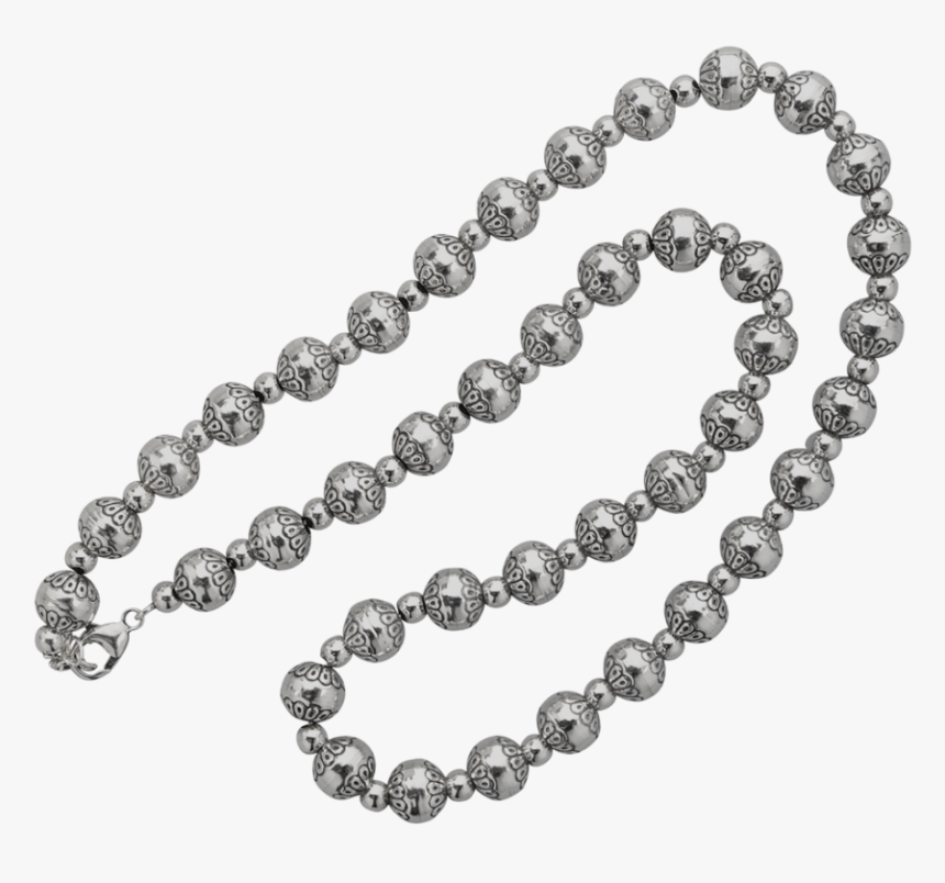 Beaded Silver Necklaces, HD Png Download