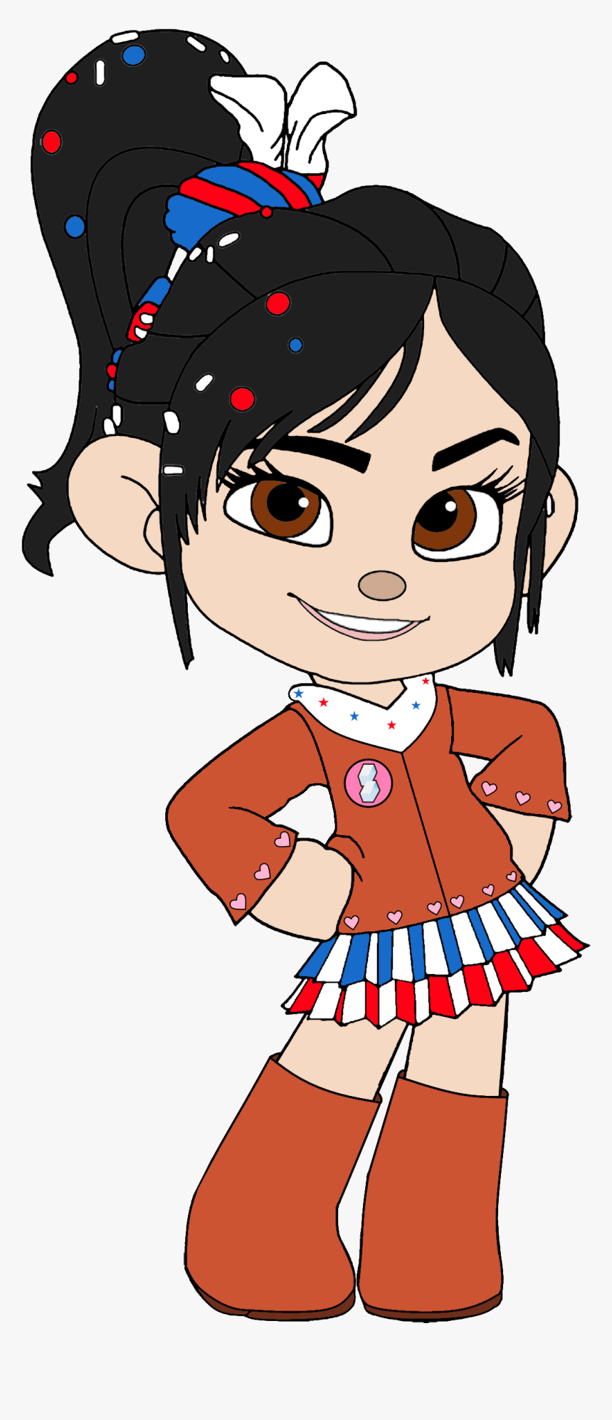 Vanellope As A Cowgirl - Wreck It Ralph Vanellope Clipart, HD Png Download
