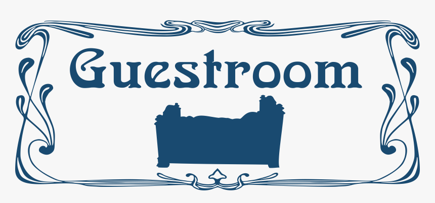 Guestroom Door Sign By @moini, Door Sign For Your Guest - Laundry Room Sign Clipart, HD Png Download