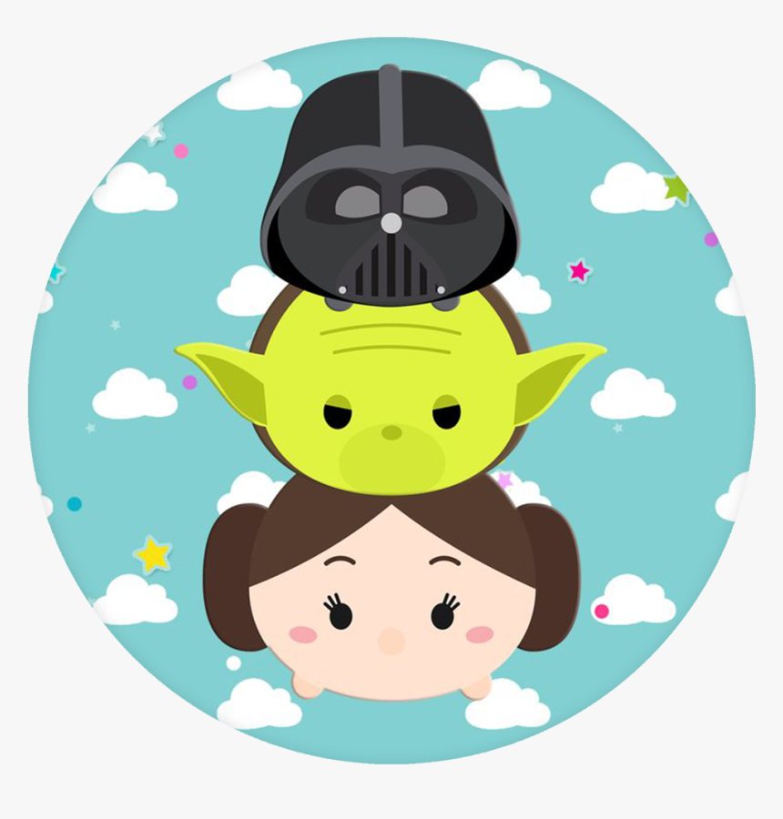 Imágenes De Tsum Tsum Star Wars , Transparent Cartoons - Tsum Tsum Star Wars Dibujos, HD Png Download