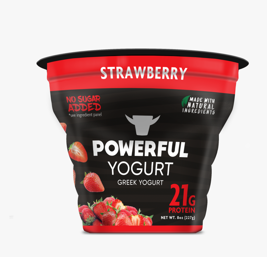 Greek Yogurt - Powerful Yogurt Nutrition Label, HD Png Download