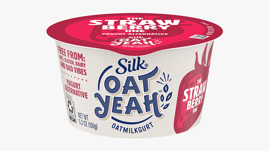 Silk Strawberry Oatmilk Dairy-free Yogurt Alternative - Silk Oat Yeah Yogurt, HD Png Download