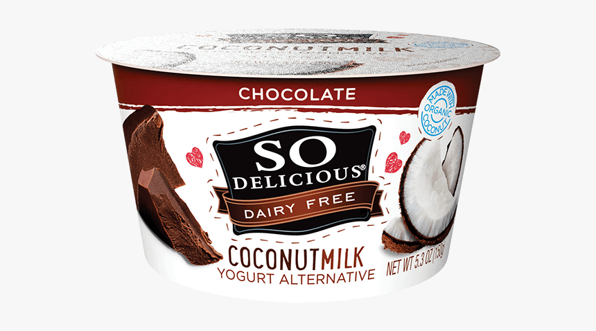 Chocolate Coconutmilk Yogurt 
 Class Pro-xlgimg - So Delicious Coconut Milk Yogurt Strawberry Banana, HD Png Download