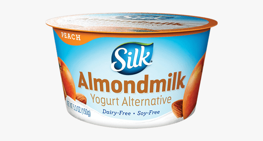 Silk Peach Almond Dairy-free Yogurt Alternative - Grated Parmesan, HD Png Download