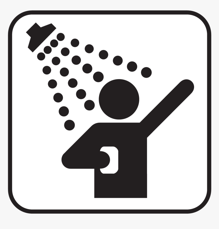 Shower Bathroom Bathtub Clip Art - Shower Clip Art, HD Png Download