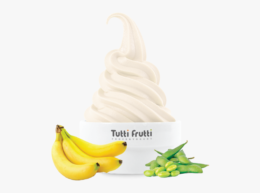 Banana Frozen Yogurt Png, Transparent Png
