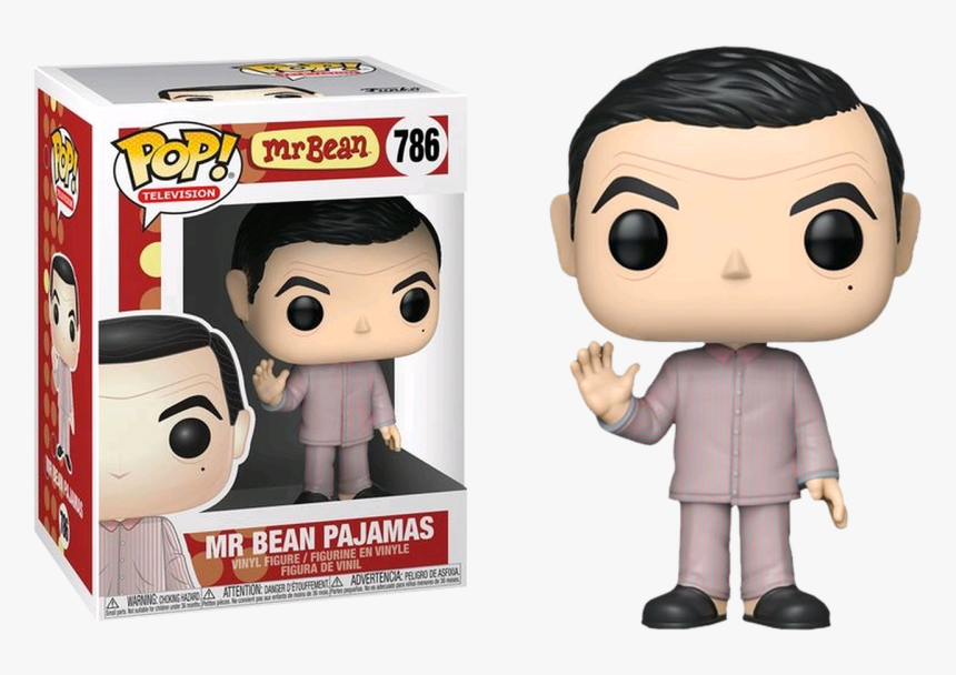 Mr - Bean - Mr - Bean In Pajamas Pop Vinyl Figure - Funko Pop Mr Bean Chase, HD Png Download