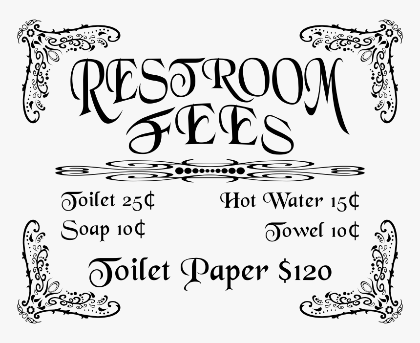 Restroom Fees - Amrutha Name, HD Png Download