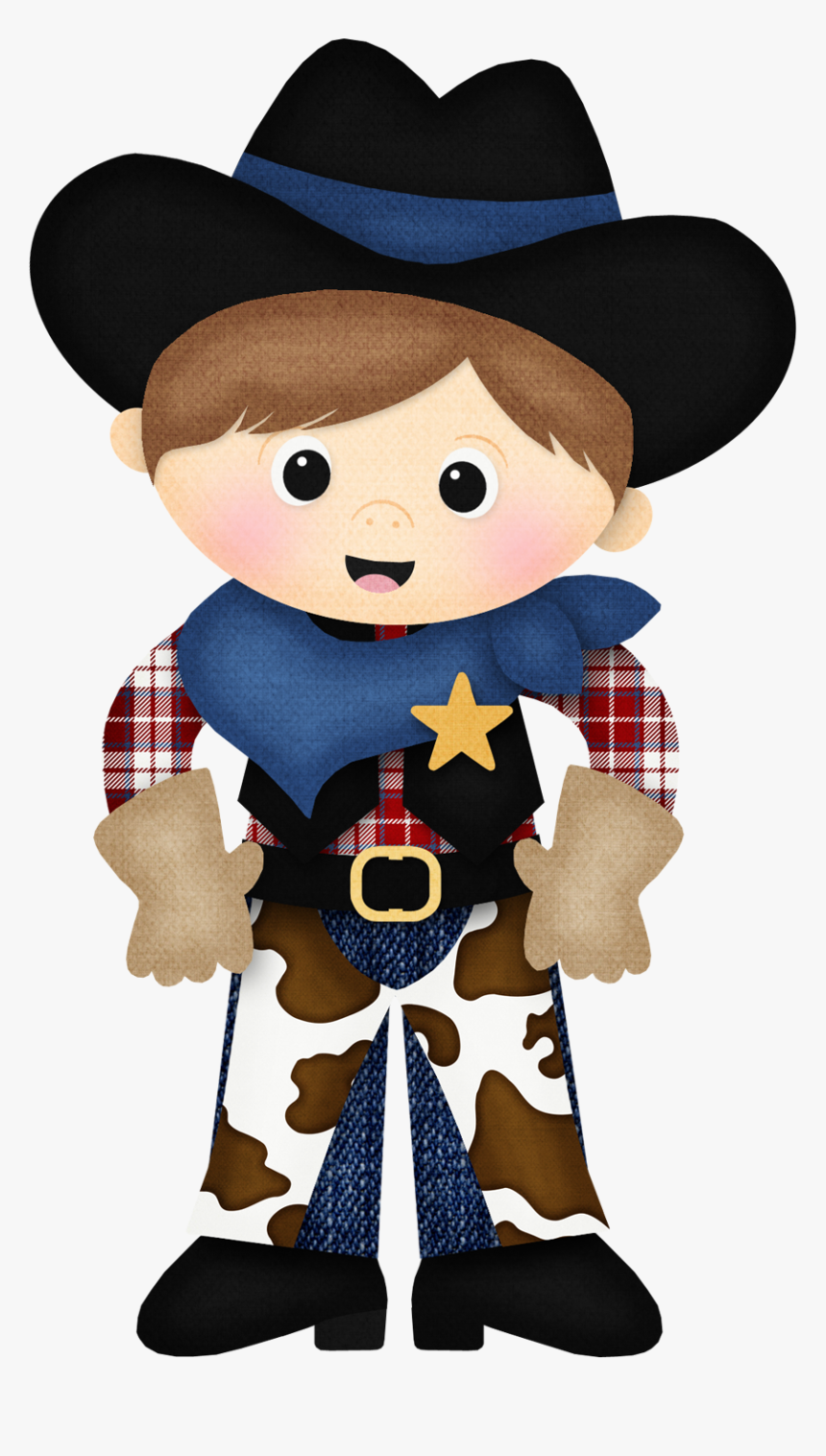 Explore Cowgirl Party, Western Theme, And More - Cowboy Cowgirl Clip Art, HD Png Download