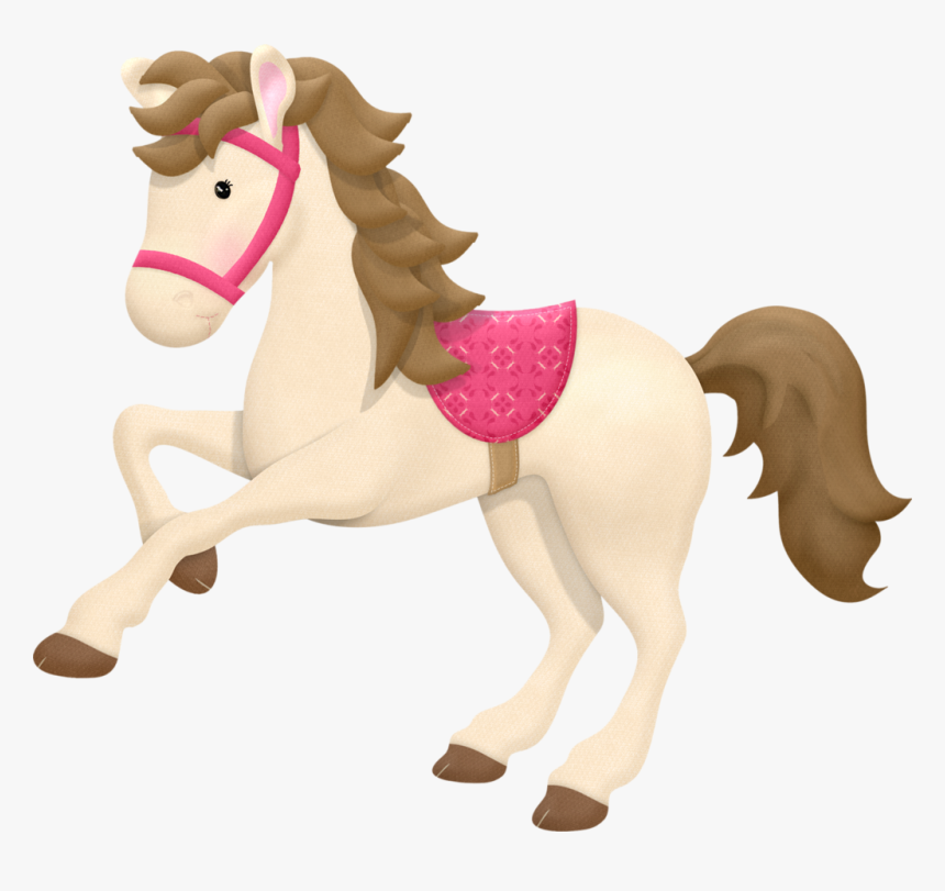 Horse Pony Equestrian Cowboy Clip Art - Cowgirl Horse Clipart, HD Png Download