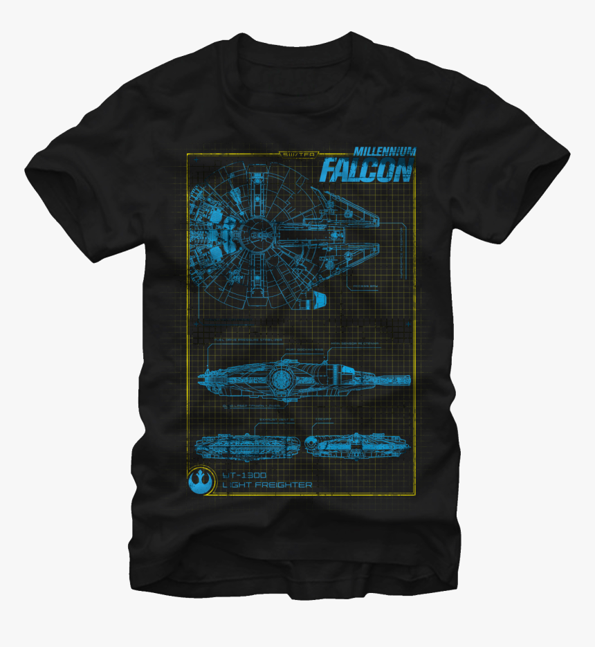 Transparent Millennium Falcon Png - Captain Phasma Shirt, Png Download