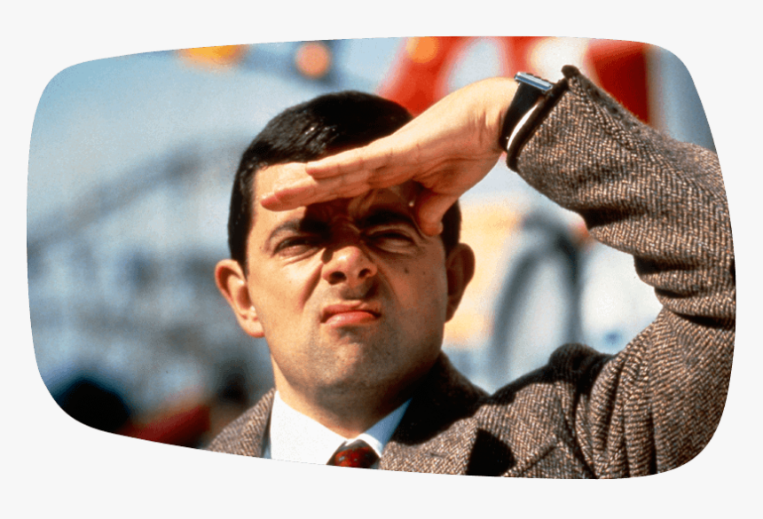 It S Bean 10 Years 1 , Png Download - Mr Bean Salute, Transparent Png