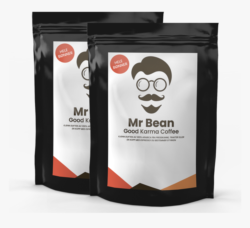 Mr Bean Kaffe 2 X 250g Kaffebønner - Paper Bag, HD Png Download